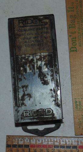 Ridgid  47880 1/2&#034; - 3/4&#034; NPT Right Hand  alloy steel 554 pipe dies