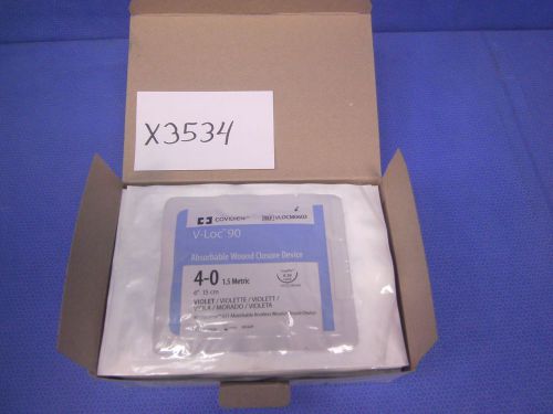 Covidien v-loc 90 wound closure device vlocm0603 box of 12 (2014-07) for sale