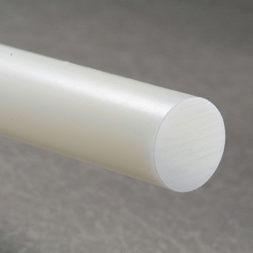 5 pcs- Nat. Acetal - Delrin Round Rod 5/8 / .625&#034; dia. x 20&#034; long