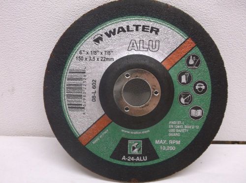 New 24pk WALTER 6&#034; X 1/8&#034; X 7/8&#034; ALU Depressed  Wheels 24pk New FREE SHIP (B2)