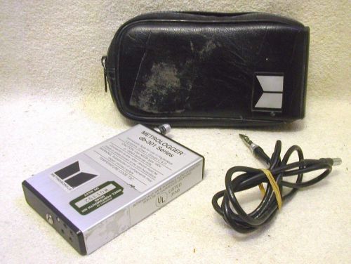 Metrosonics DB-301 Metrologger Audio Noise Dosimeter Decibel Cable&amp;Original Case