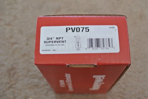 Honeywell PV-075 3/4 IPS Supervent Air Eliminator