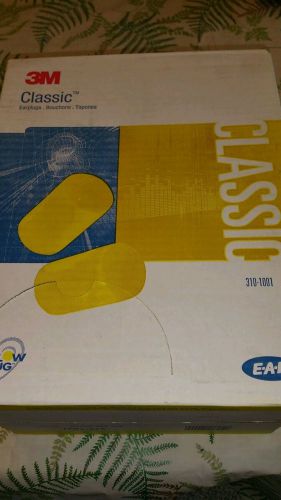 New! 3M 310-1001 Classic Earplug  Uncorded, 200 Pair Per Box