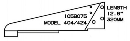 8&#039;&#039; Heavy Replacement Support for Jarvis Wellsaw 404, &amp; 424