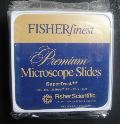 Fisher Scientific 12-544-7 Fisherfinest Premium Superfrost Microscope Slides