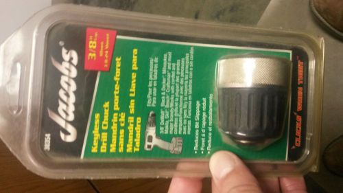 Jacobs 3/8&#034; Hand Tite Keyless Chuck  USA Made    #30354