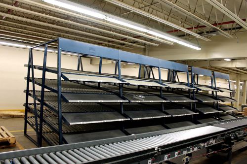 Keneco gravity carton flow racking system 3 section lot-
							
							show original title for sale