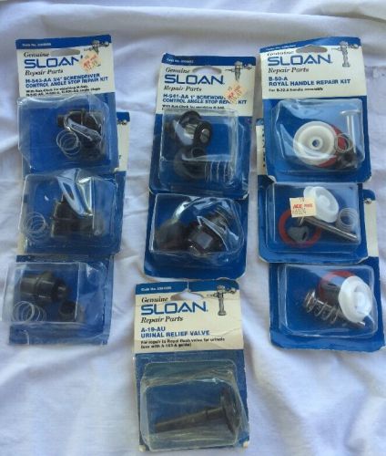 LOT OF 9 New In Package SLOAN PLUMBING PARTS
