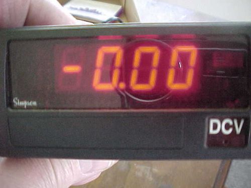 simpson led panel meter