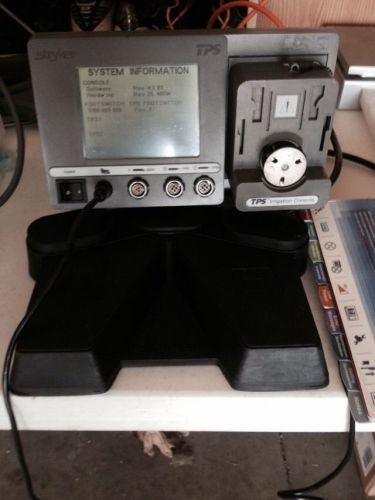 Stryker 5100-50 TPS Version 4.1 Irrigation Console