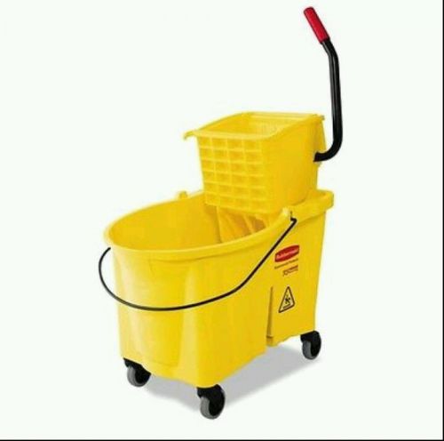 Rubbermaid 618600 wavebrake 44-quart bucket/sideward pressure wringer for sale