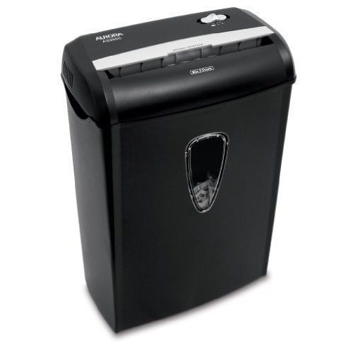 Aurora AS890C 8-SHEET Cross-Cut Paper/Credit Card Shredder With Basket Very Good