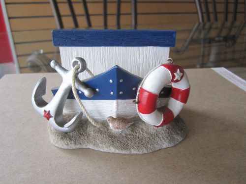 Papel Beach/Boating/Sailing Business Card Holder Coastal Office Nautical