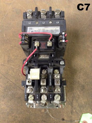 Allen Bradley 509-COD Non-Reversing Motor Starter Size 2 Series A Open Type