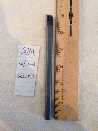 NEW ULTRA-DEX 3/8&#034; CARBIDE BORING BAR E06M-SCLCR-2. 6&#034; OAL W/ COOL.  {G341}