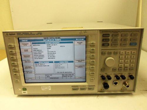 Agilent Keysight 8960 Series 10 E5515C Wireless Communication OPT 002 003 R58