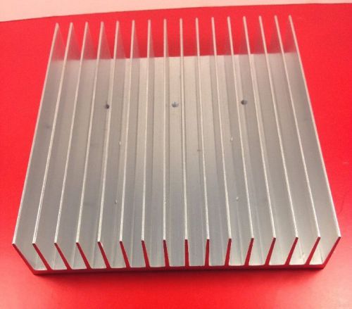 7&#034;x6 3/4&#034;x 1 5/8&#034;16 Fin Extruded Aluminum Heatsink Cooling Amp Welding Mountable