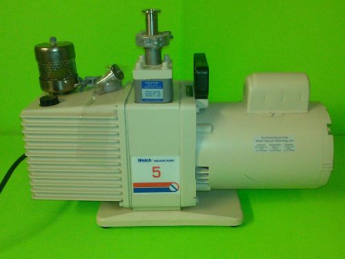 Welch 5 Vacuum Pump 8915 DirecTorr Direct Drive Rotary Vane  High Vacuum