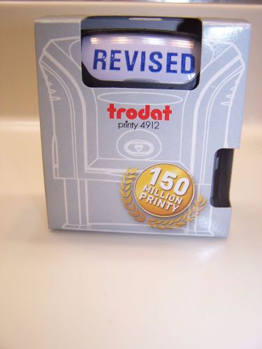 TRODAT  SELF INKING MESSAGE STAMP PRINTY 4912 &#034;revised&#034;