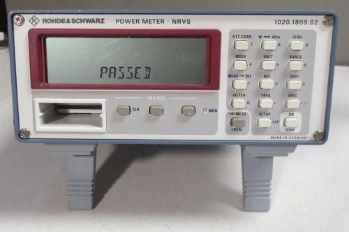 Rohde &amp; Schwarz Power Meter NRVS 1020.1809.02