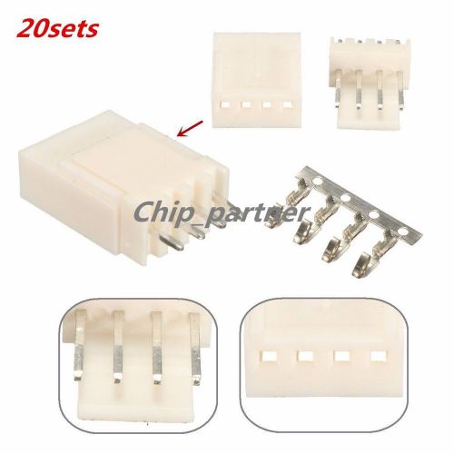 20pcs KF2510-4P 2.54mm Pin Header+Terminal+Housing Connector Kits