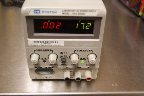 GW Instek GPS 3030DD Lab Laboratory DC Power Supply