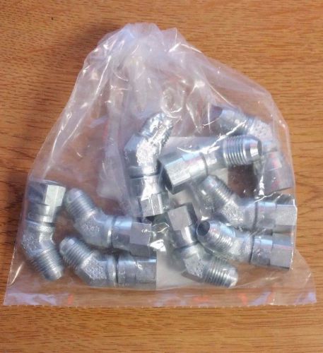 Eaton weatherhead c5356x6 37 degree (jic) flare-twin fitting (9 fittings) for sale