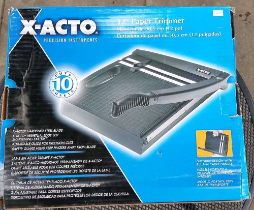 X-ACTO 12-Inch Guillotine - Black (Model #26232)