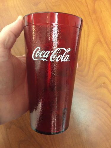 CARLISLE 52203550 Coca-Cola Tumbler,20 oz.,Ruby,PK 72