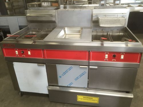 Vulcan dual gas fryer