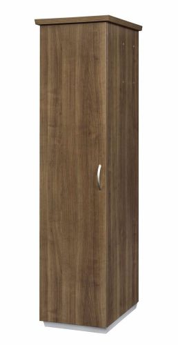 New Pimlico Walnut Modern Office Single Wardrobe/Cabinet