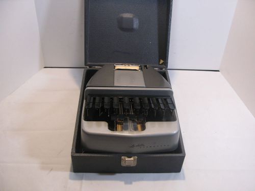 La Salle Stenotype, Vintage Stenograph  w/ Case- Complete, untested