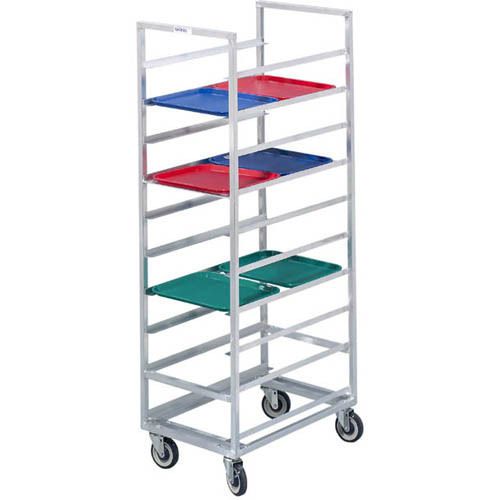 Channel Cafeteria Tray Rack for 14x18 Trays For 30 Trays. Rack is Aluminum