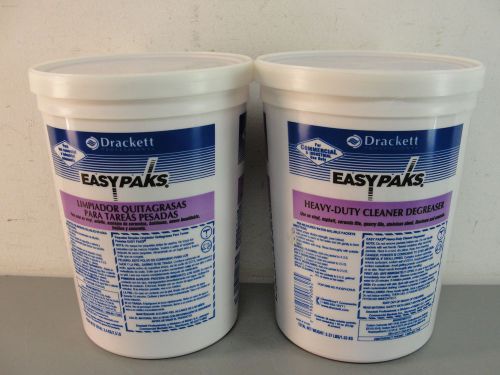 Drackett easypaks heavy duty cleaner degreaser commercial hotel restaurant lot 2 for sale