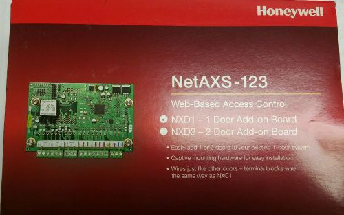 Honeywell netaxs-123 nxd1 1 door add-on web based access control board sealed for sale