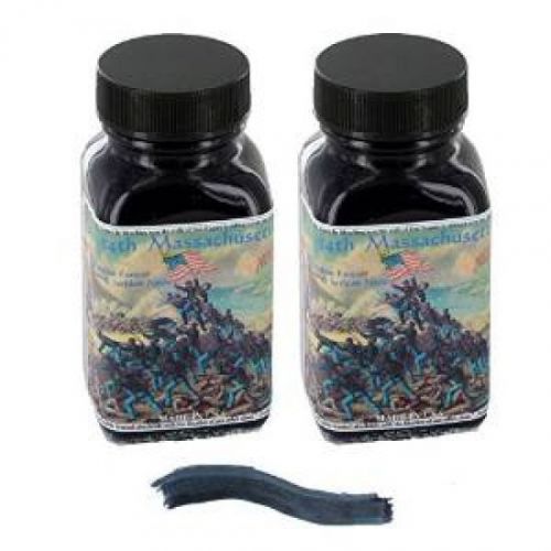 Noodler&#039;s Ink Fountain Pen, 3oz Ink, Bulletproof 54th Massachusetts-Pk of 2