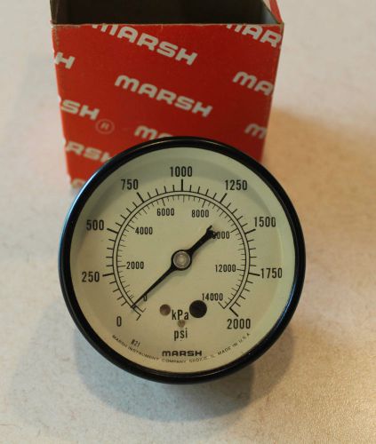 Marsh Gauge PN J5776  1/4CB  2000psi/14000KPA