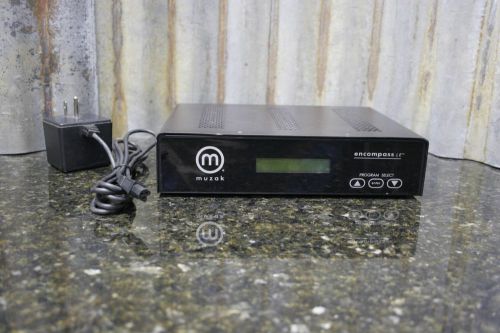 Muzak Wegener Encompass LE Digital Satellite Receiver w/AC Adapter Free Shipping