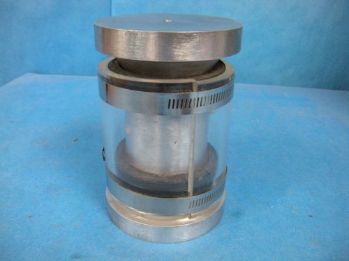 Soils lab aluminum compression calibration cylinder 4&#034; x 6&#034; for sale