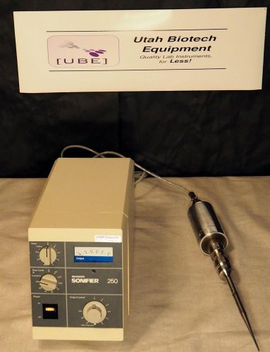 Branson  VWR 250 Ultrasonic cell tissue disrupter homogenizer W/ Microtip