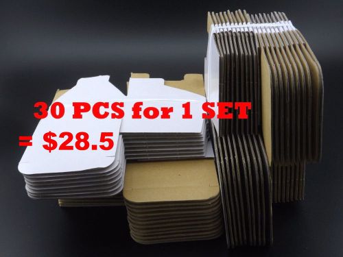 White Postal Storage Cardboard Boxes 9X9X3.5 CM  3.5&#034;X3.5&#034;X1.37&#034; for 30 PCS