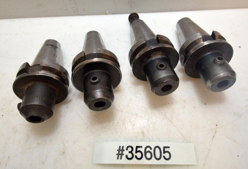 Lot of Four BT40 Tool Holders Sandvik, Lyndex 1/2 Inch (Inv.35605)