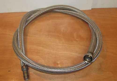 10 ft Stainless Steel Braided Hose 3/4” X 3/4-150 Swivel Type
