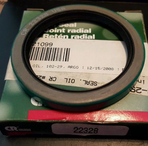 Chicago Rawhide CR-22328 Double Lip Nitrile Oil Seal 2.25&#034;ID 2.875&#034;OD 0.313&#034;W