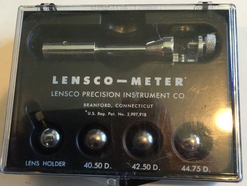 Lensco-Meter Kit for Keratometer Calibration and Contact Lens Measurement