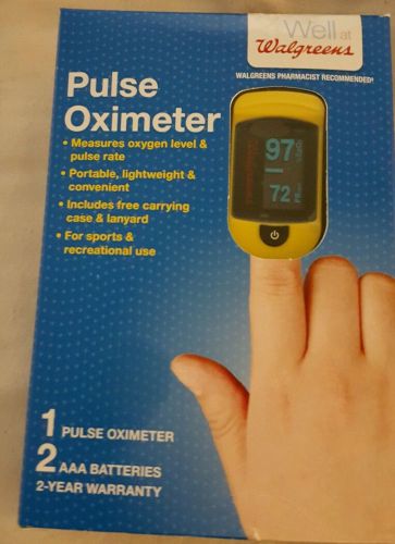 Walgreens Pulse Oximeter - OxyWatch C20 with Free Carrying Case &amp; Lanyard