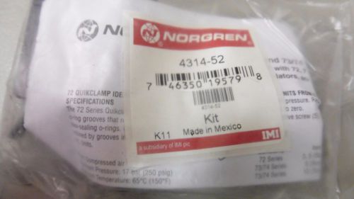 New NORGREN 4314-52 Pneumatic Quick-Clamp &amp; Bracket Kit