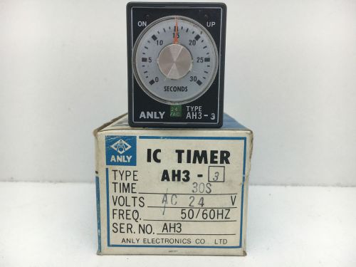 ANLY AH3-3 24V Time Delay timer