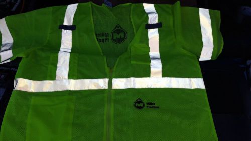 Radians Radwear Class 2 SV25-2ZGM High Visibility Vest Mesh with Zipper MP Logo