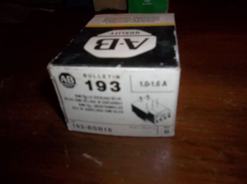 NEW Allen Bradley 193-BSB 16 Contactor